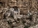 Monastery of St. George in Wadi Qelt at dawn